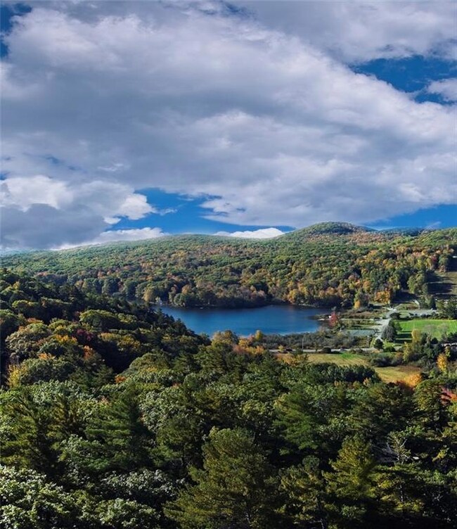 View of Hosmer Pond at the foot of...