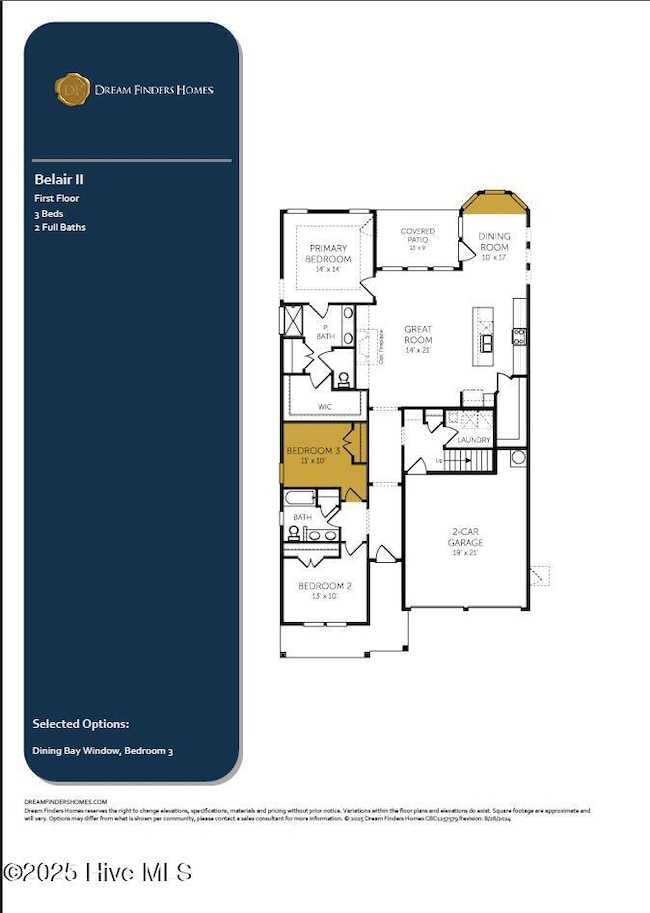 Belair floor plan updated