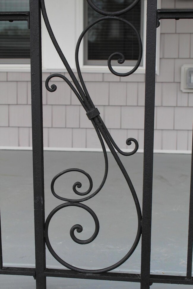 1930's Wrought Iron Front Porch