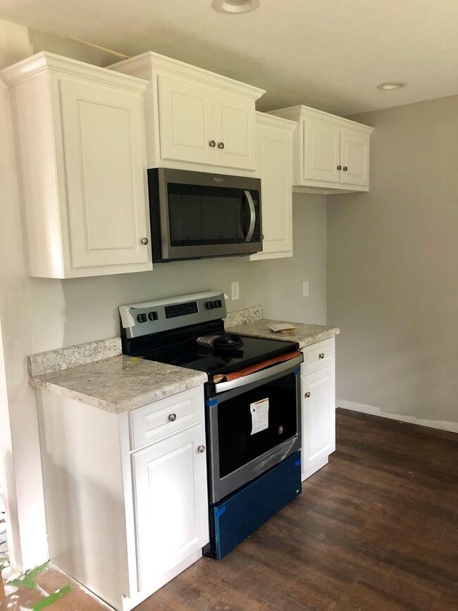 New cabinets, countertops and appliances