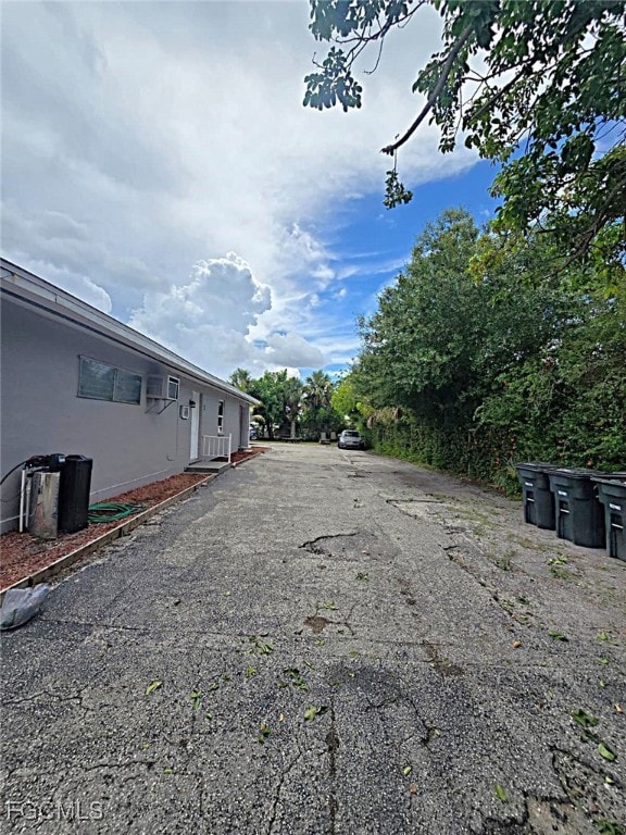 View of asphalt road