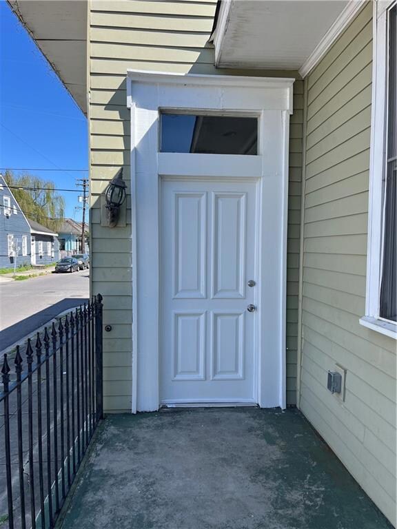 Entrance to Unit B