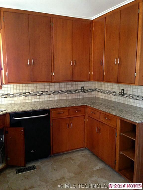 New floors, back splash and  granite counters