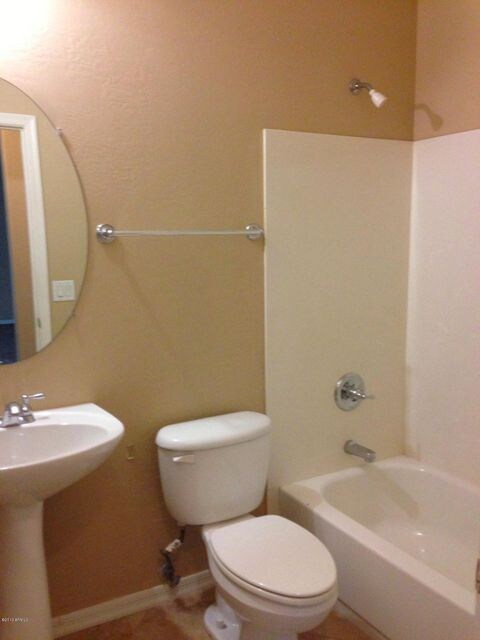 First floor full bathroom