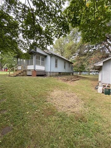 View from driveway