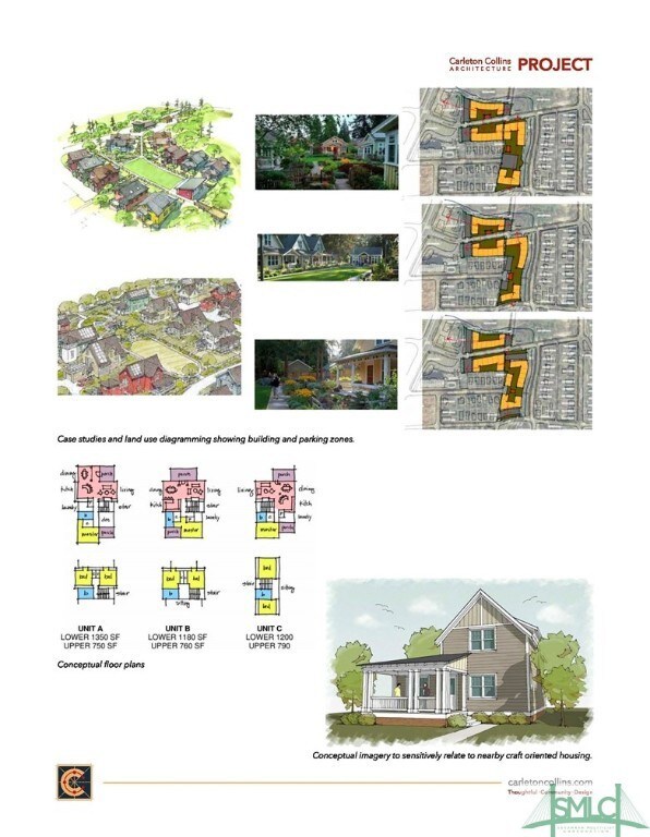 Concept Cottage Court Plan for NC