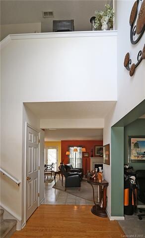 Two story foyer