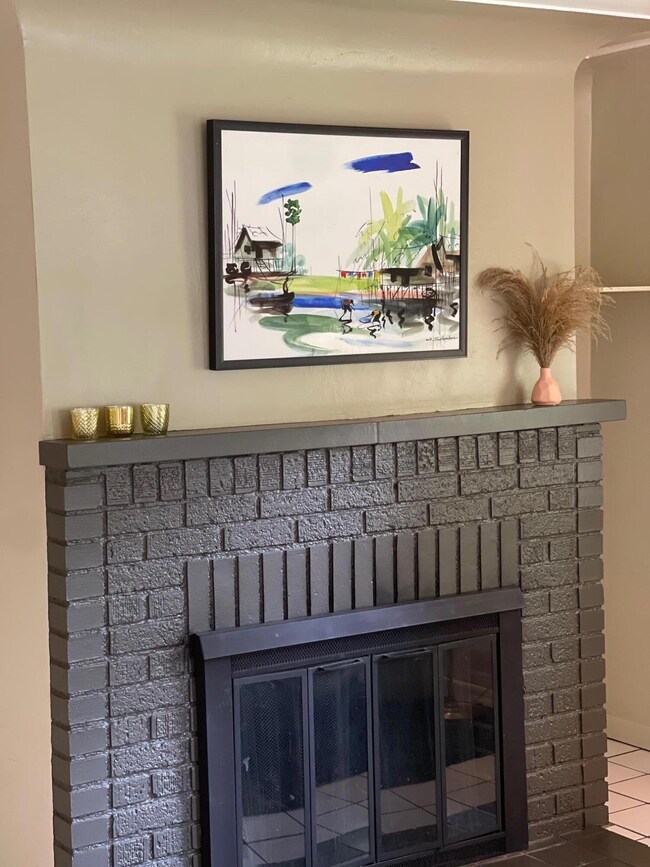 Upstairs Fireplace