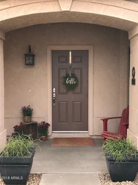 Welcoming front porch