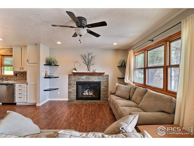 Fireplace in the Living Room