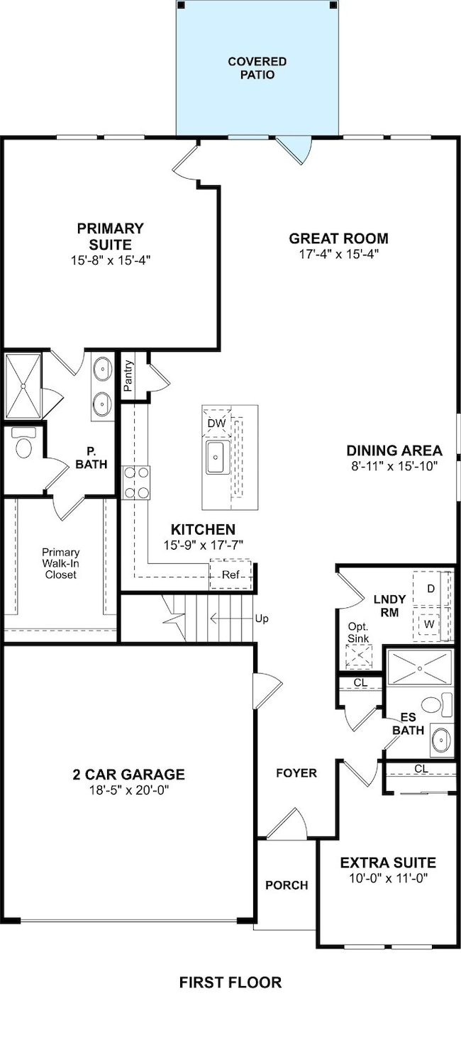 The Zambezi II floor plan by K. Hovnanian Homes. 1