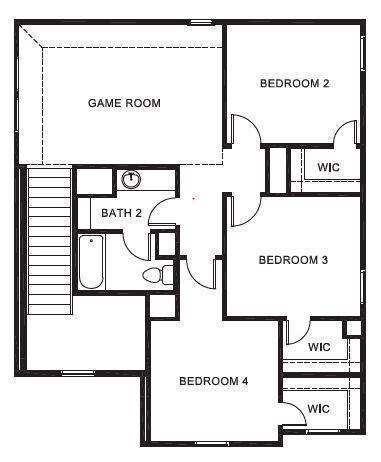 D.R. Horton's Renae floorplan - 2nd story