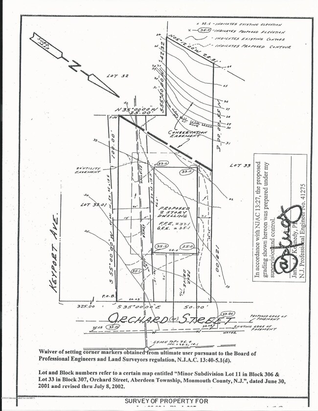 Survey 173 Orchard Street