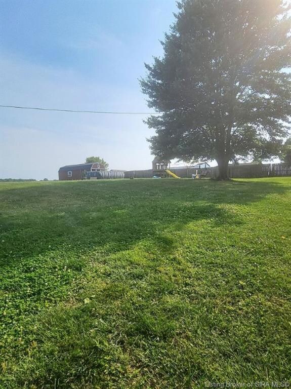 Large back yard
