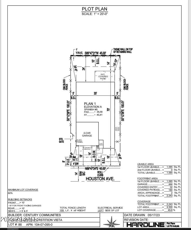 Plot Plan