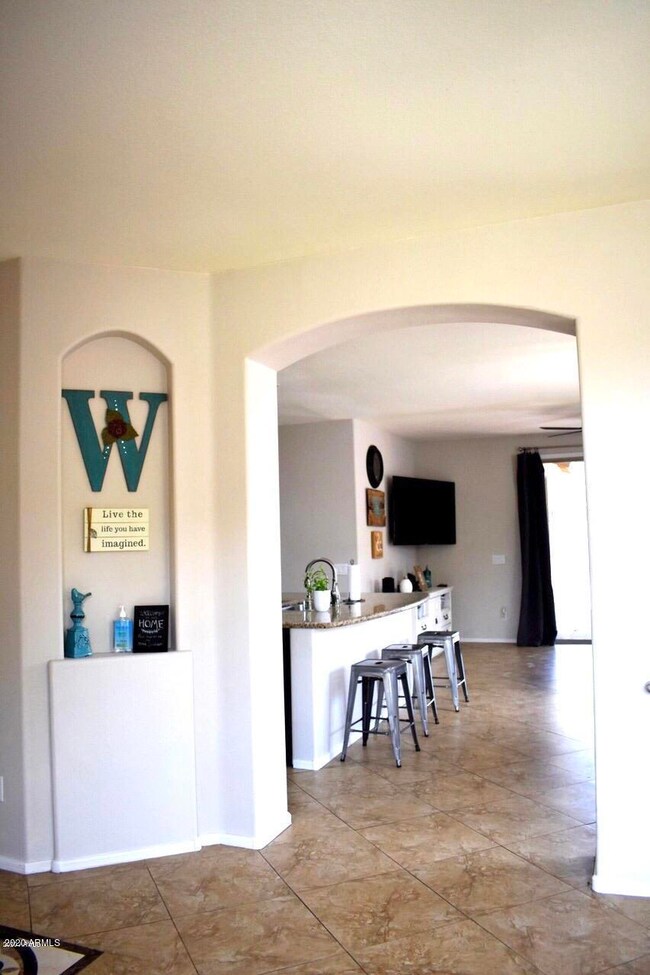 Entry to Great Room & Kitchen