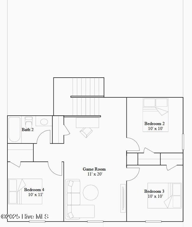 Littleton Floor plan 2nd floor