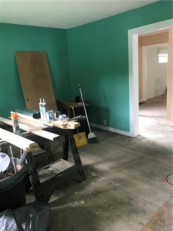 Living room leading into the dining area