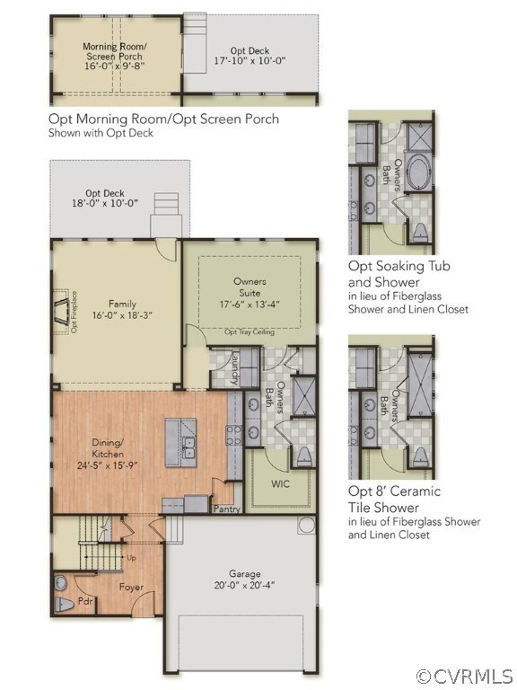 FIRST FLOOR - This home includes the fireplace in