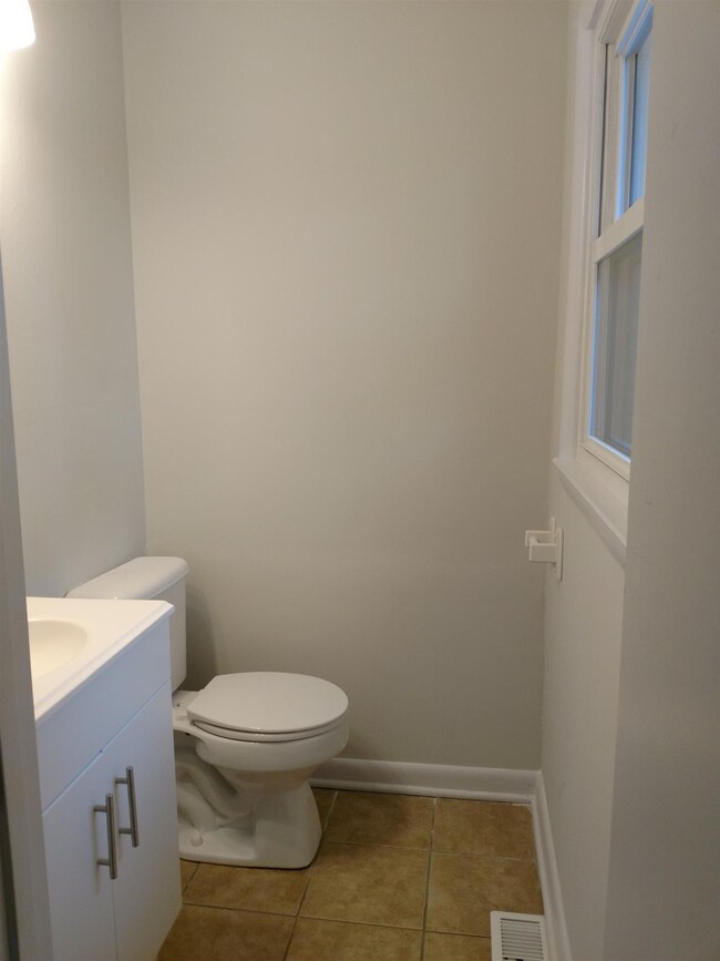 Half bath in master bedroom