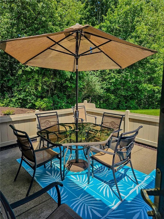 Enjoy lunch on the patio during the warmer months!