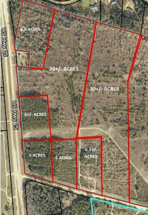 Westside of north tract