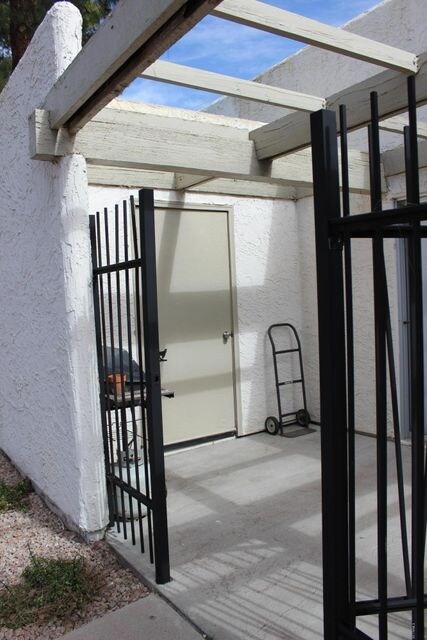 Secured Storage Area
