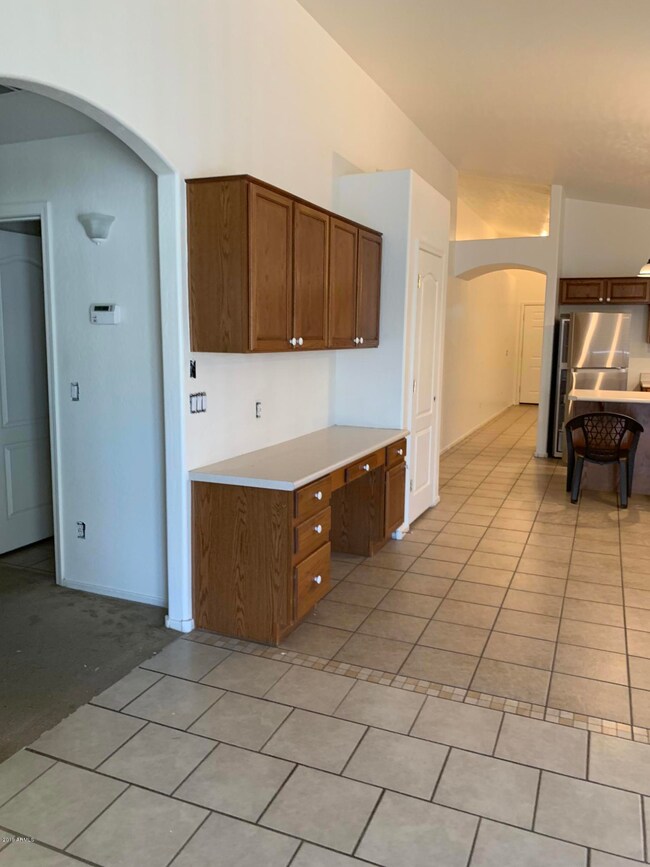 Desk cabinets in Family Room