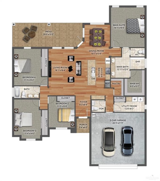 513 N Park Place Dr, Weslaco, TX 78599 - photo 2