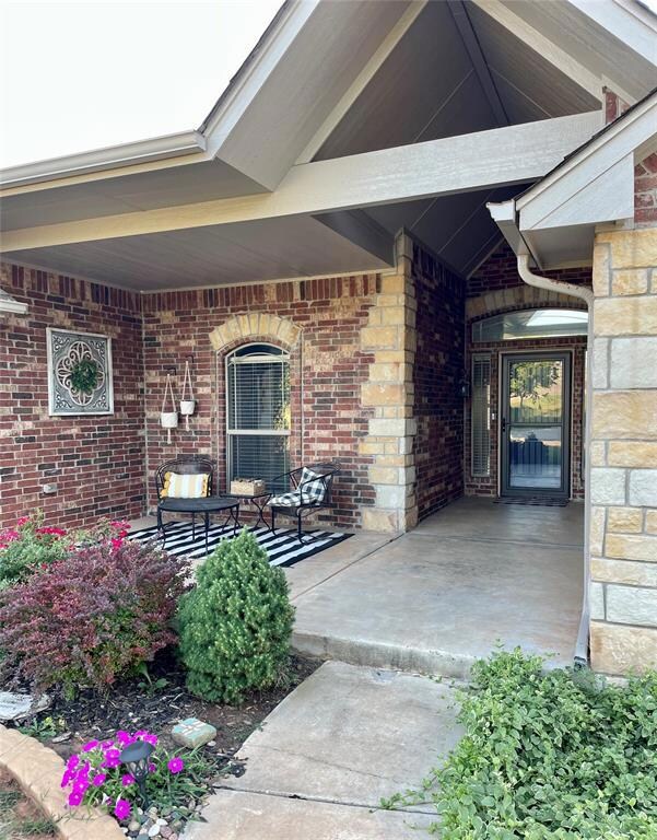 View of exterior entry
