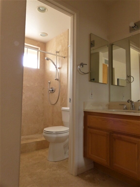 Updated with Travertine Tile throughout large open