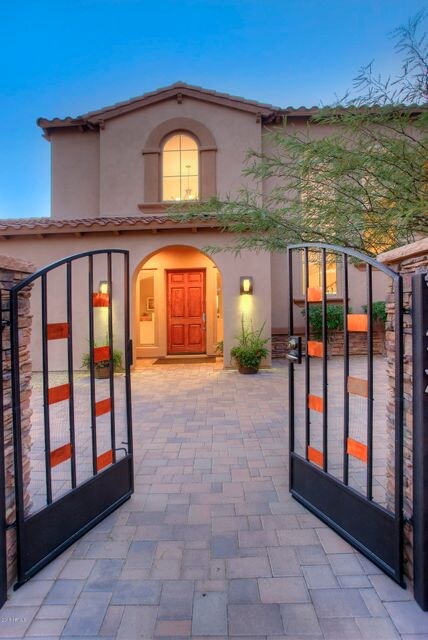 Entering Courtyard