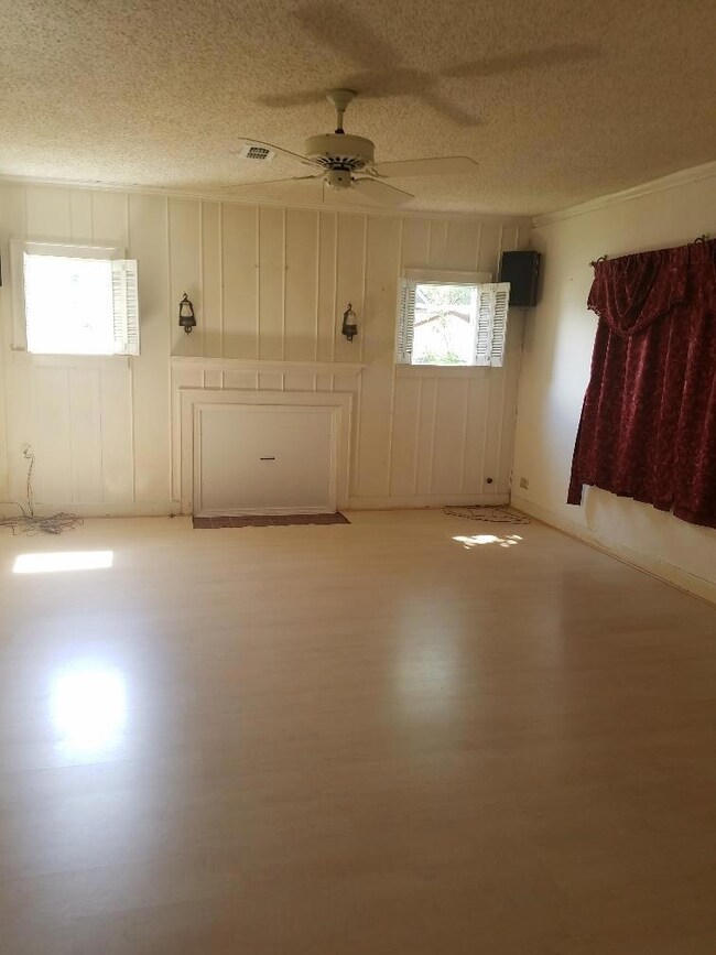 living room with fireplace