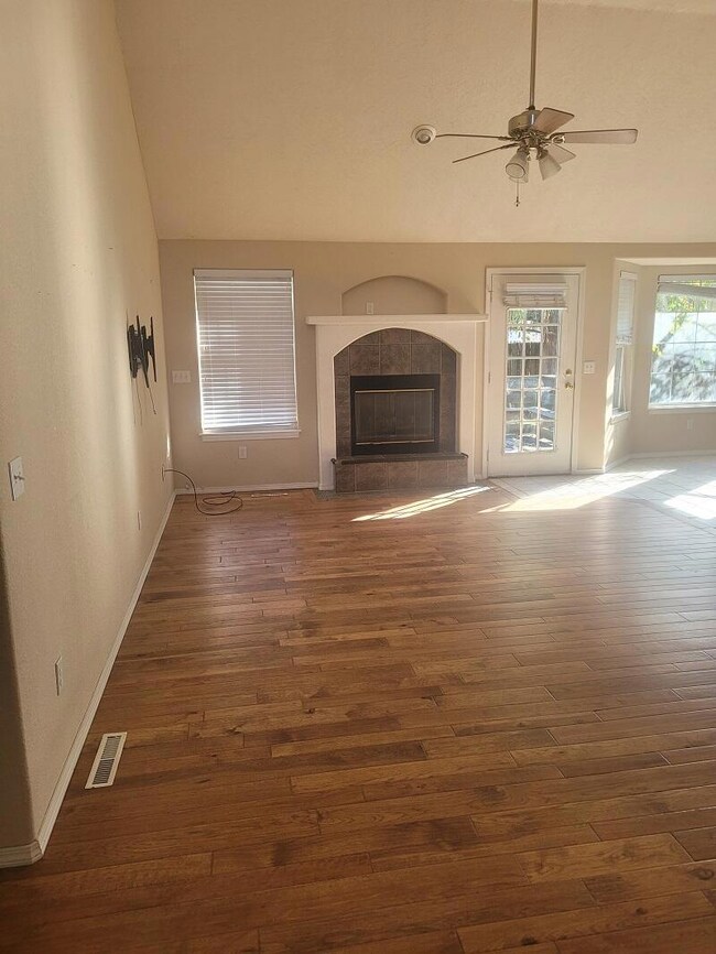 Living Room and Fireplace