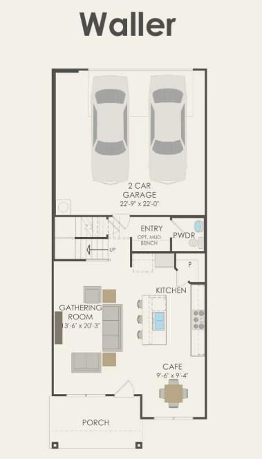 Pulte Homes, Waller floor plan