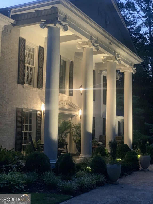 Night view of the house