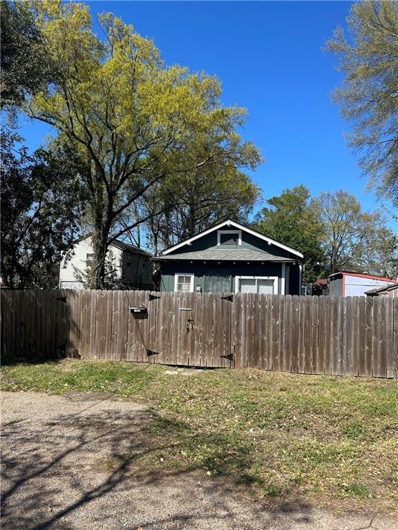 Gated private entrance with ample parking in the front