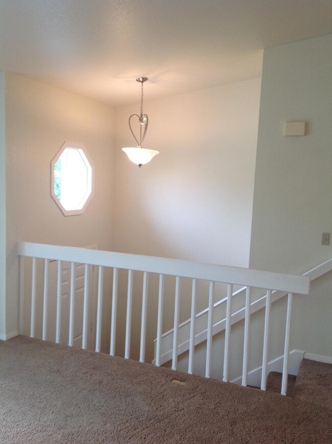 Upstairs  living room railing