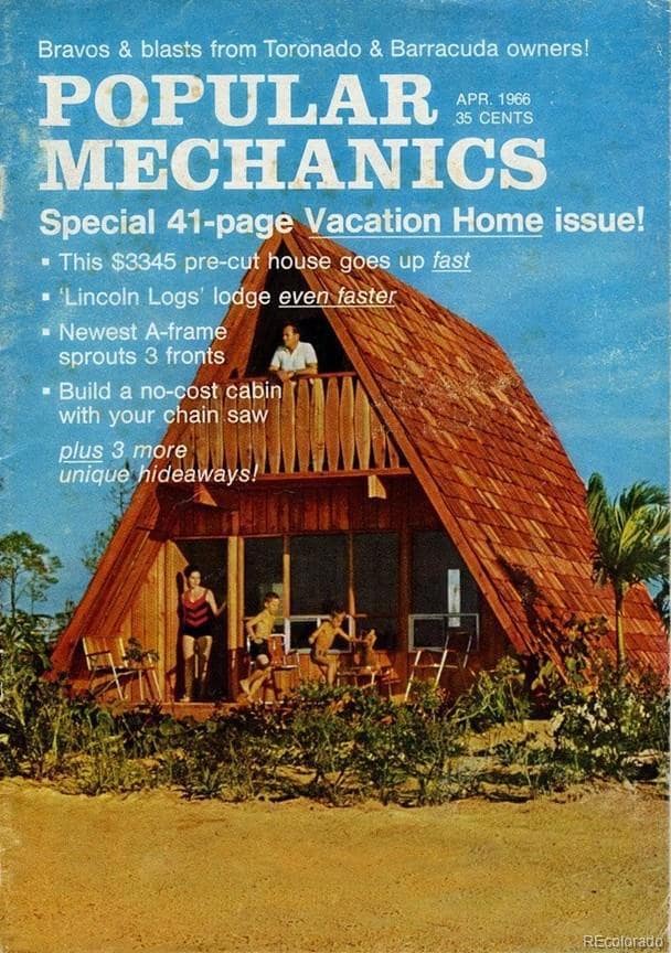 example of home kit from magazine from the era cabin was built.