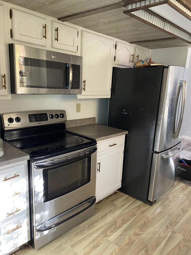 kitchen stove area