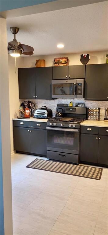 Kitchen: stove, microwave,