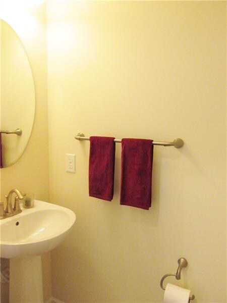 Partial bathroom on main level.