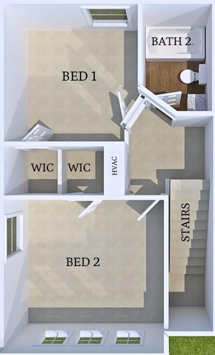 View of room layout