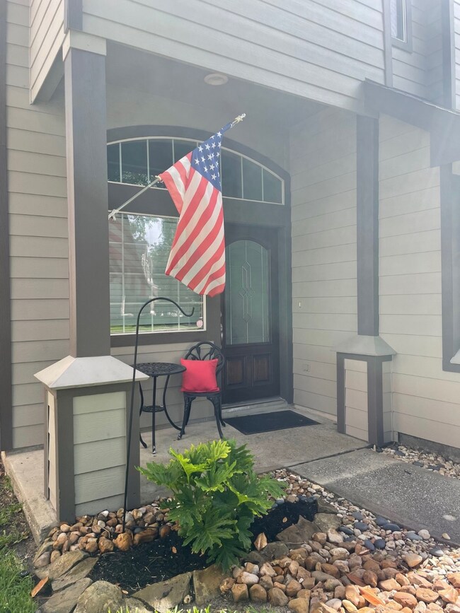 Front porch entrance to home