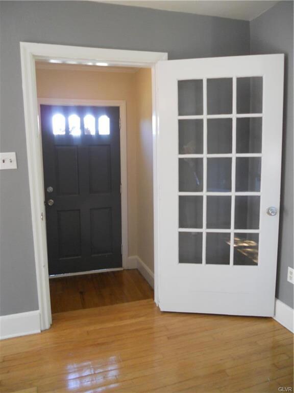 An entry foyer