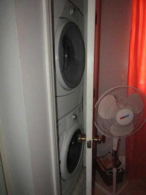 laundry in bathroom