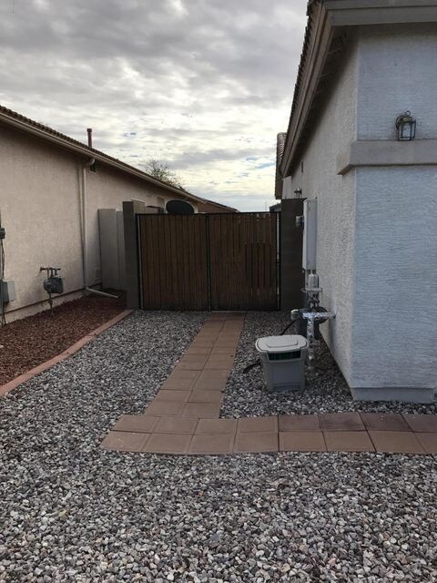 East Side of House