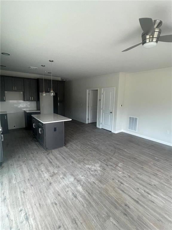 Kitchen and dining area