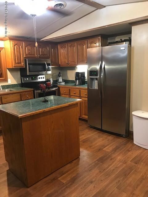 fallen-kitchen fridge