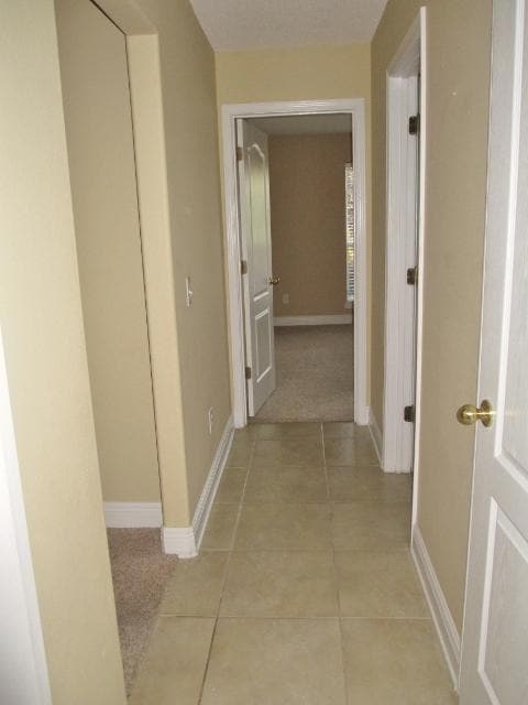Hallway to left off Living Room. . .